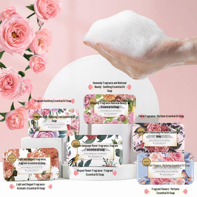 Yaxi Ou Floral Perfume Essential Oil Soap - Moisturizing & Nourishing Wedding Party Favors.