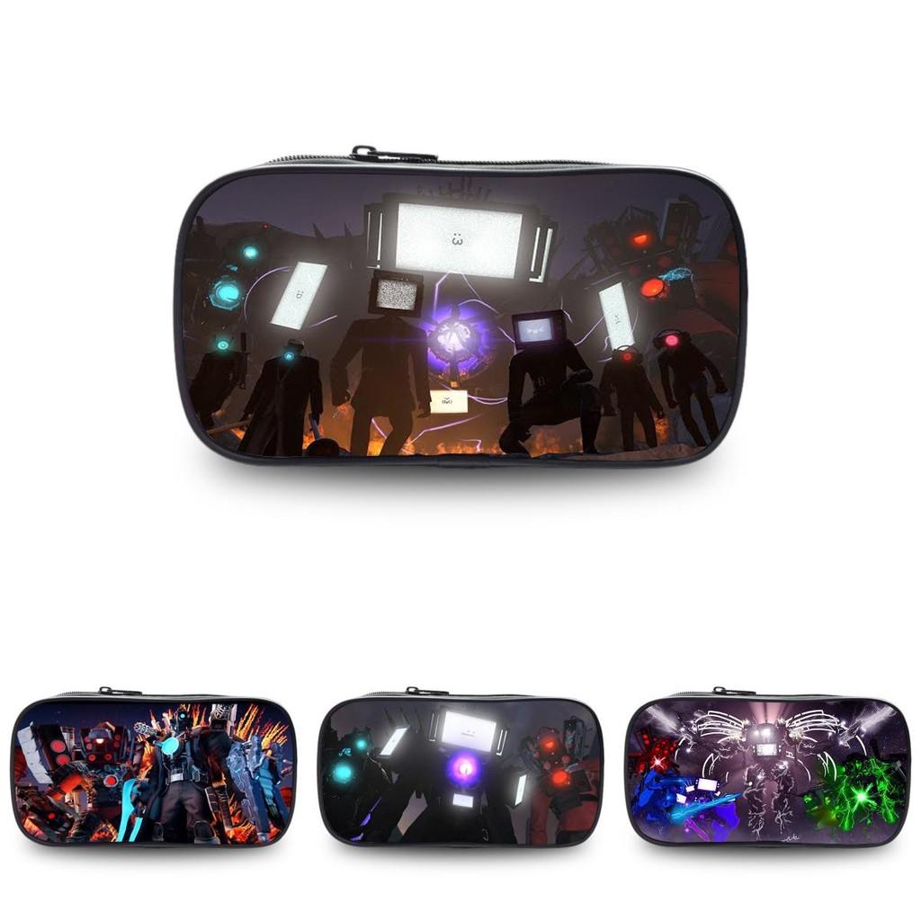 Tv Trendy Titan Character Print Pencil Holder Roomy Polyester Case For Ages All