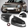 Carbon Fiber Side Horn Mirror Covers Cap For Mercedes W204 W212 W117 C E Class