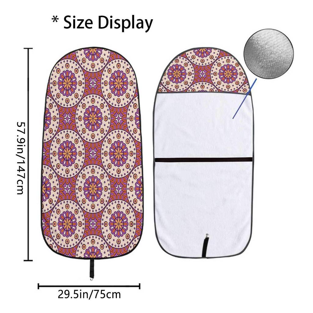 Universal Front Car Seat Towel Cover - All-Season Protector for Gym & Workout