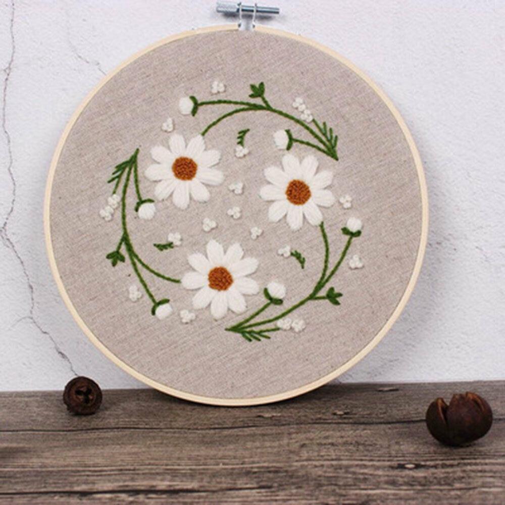 Stick-Starter-Set für Anfänger mit Blumenmuster, hochwertige Materialien
