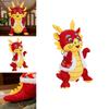 2024 Dragon Year Plush Toy Tang Costume Dragon Zodiac Doll With Custom Logo Good Luck Mascot