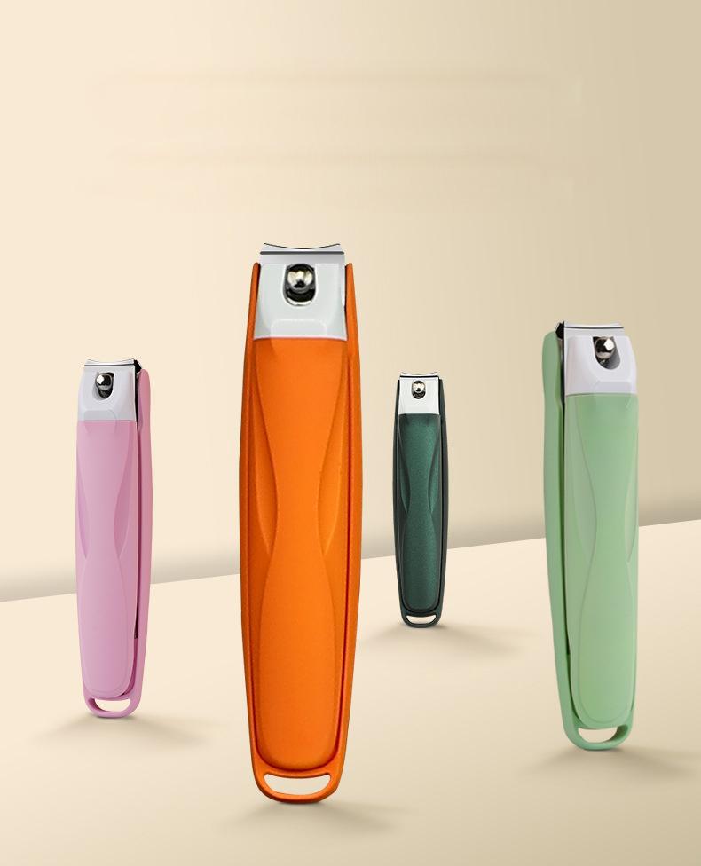New nail clipper a single large splash proof bevel nail clippers suit girls special nail scissors