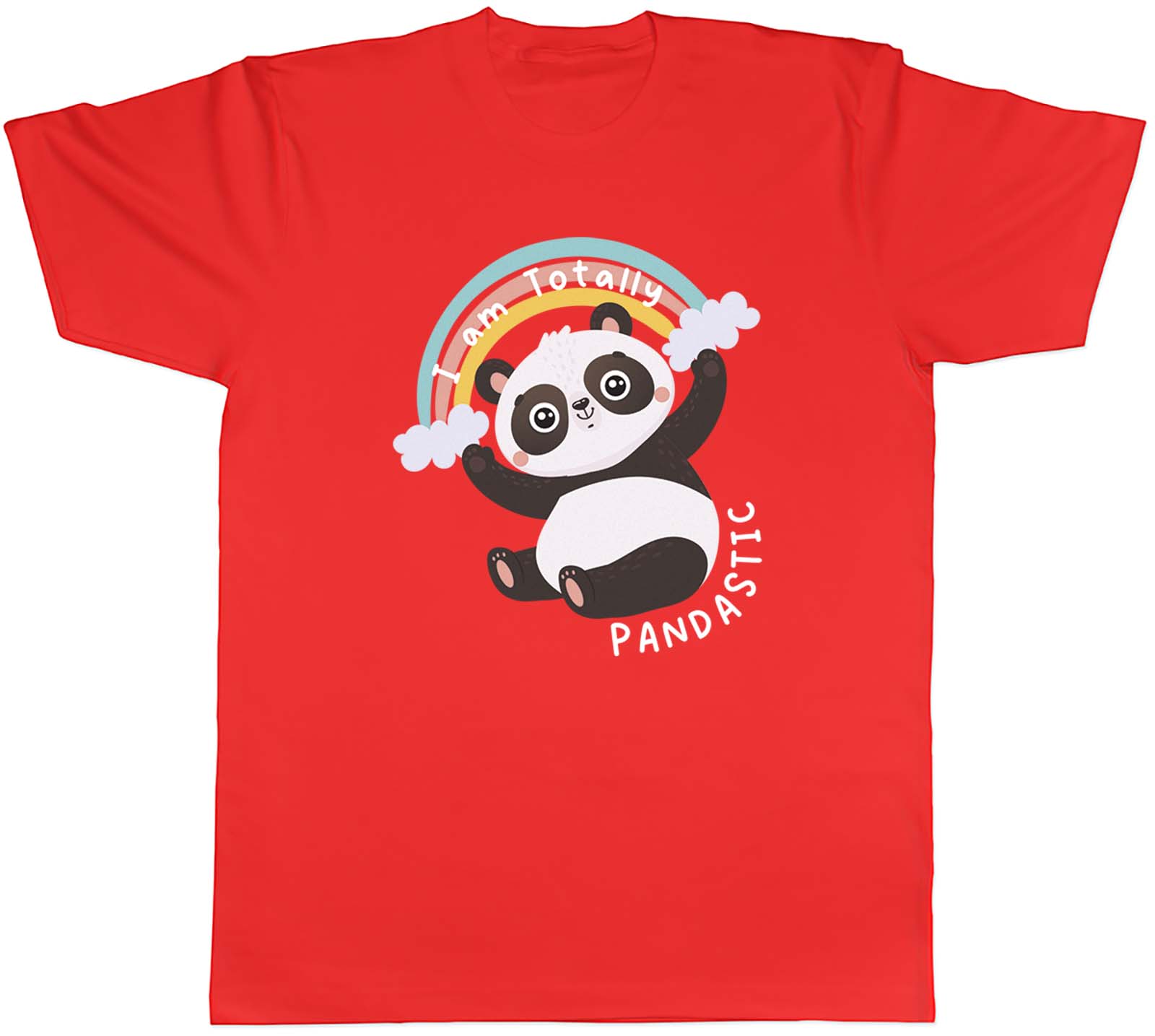 Totally Pandastic Unisexs TShirt Panda Lover Kawaai Unisex Tee Gift S