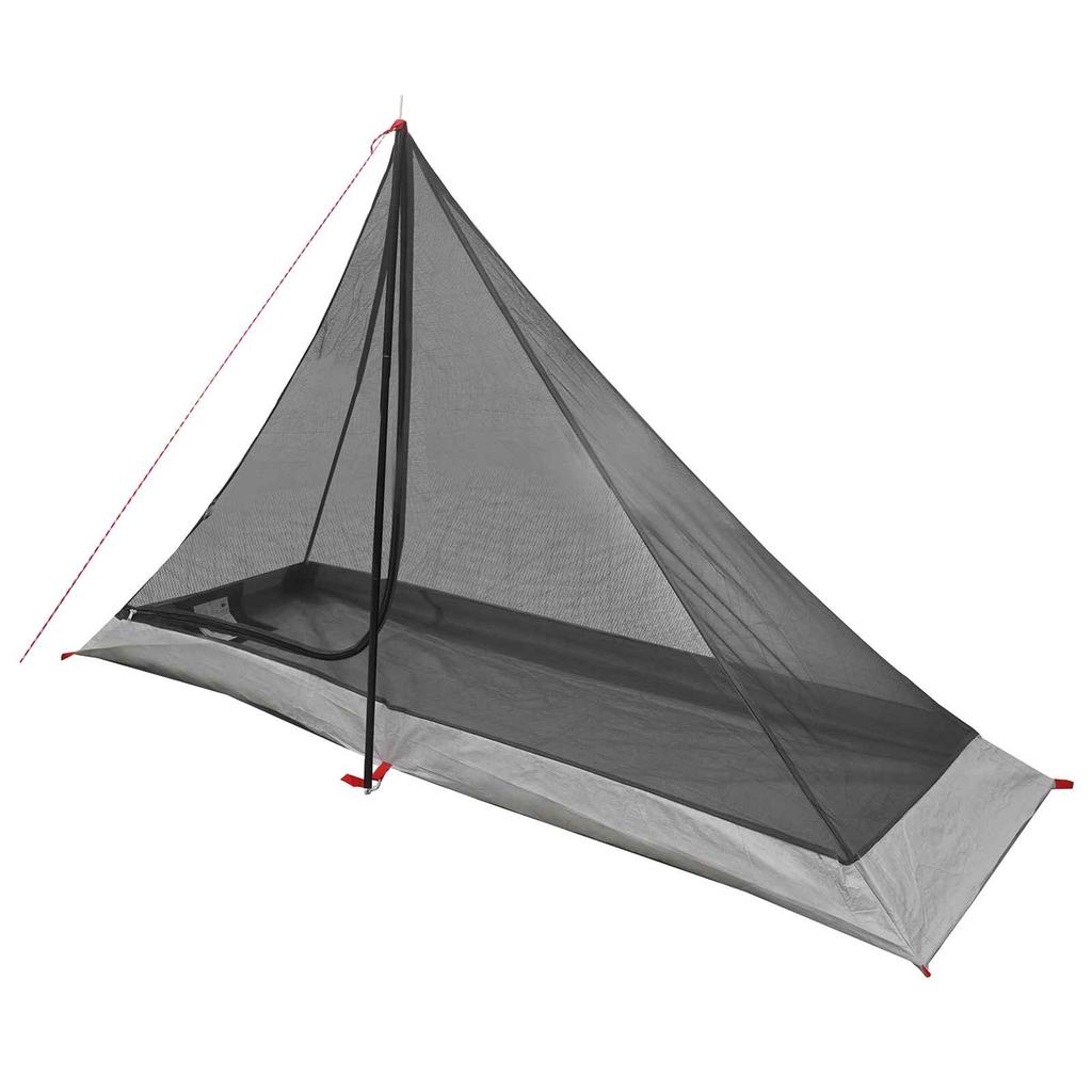 Trekking Tent Gray and Orange 222 x 85 x 125 cm