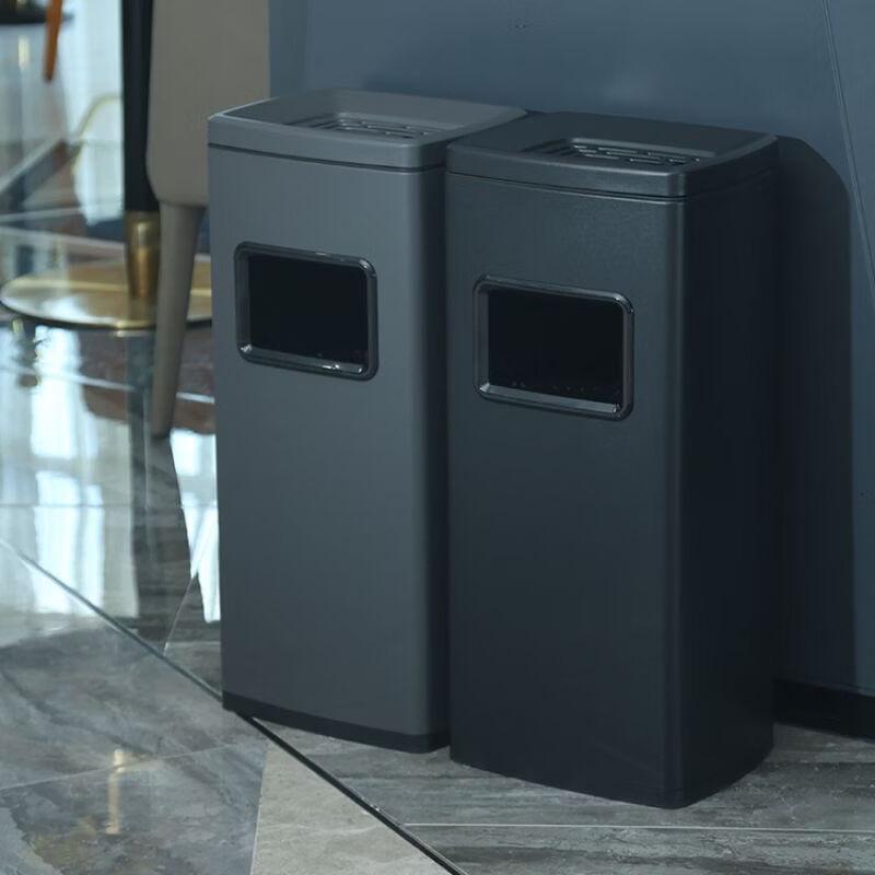 Commercial Stainless Steel Ashtray & Waste Bin
