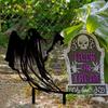 Ghost Yard Sign Halloween Outdoor Decoration Stake Spooky Ghost Silhouette