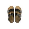 Birkenstock Milano Leather Soft Comfortable Thick Sole Buckle Beach Sandals Men sandals Black 0034191