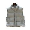New Stand-up Collar Down Vest Women's White Duck Down Thickened Warm Puff Vest Sleeveless Vest Winter