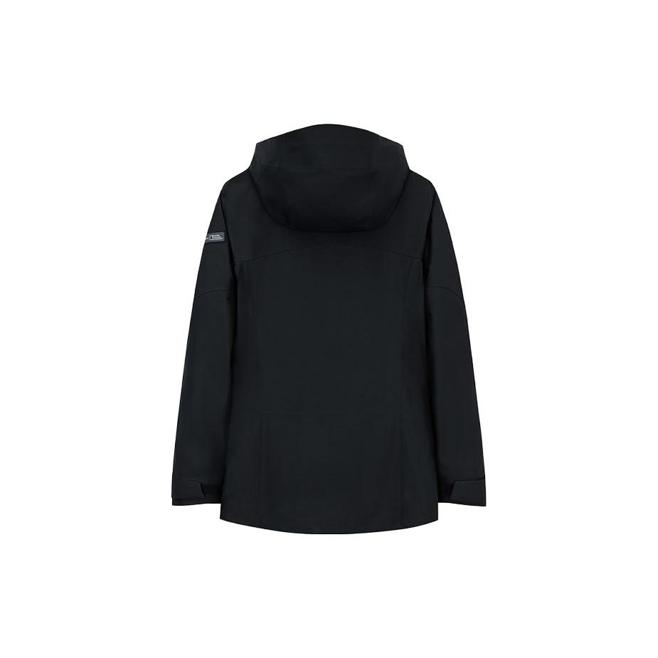 Anta Outdoor Series Waterproof Breathable Thickened Warm Jacket Women Jackets Basic-Black 162410607-2