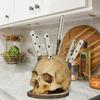 Skull Knife Holder for Kitchen, Skeleton Knife Stand, Horror Kitchen Storage Head Rack Kitchen Fruit Storage Rack Decoration