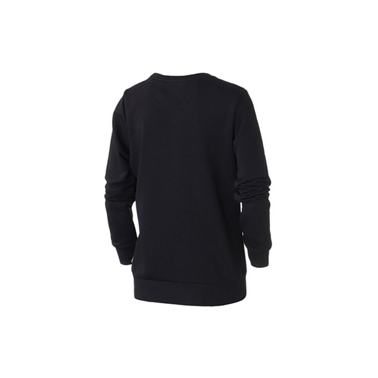 Adidas Essentials Sweatshirt With Letter Print Long Sleeve Men Tops Black DM4269