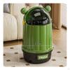 Trash Can Decorative with Lid Space Saving Waste Bin for Kids, Bedroom, Living