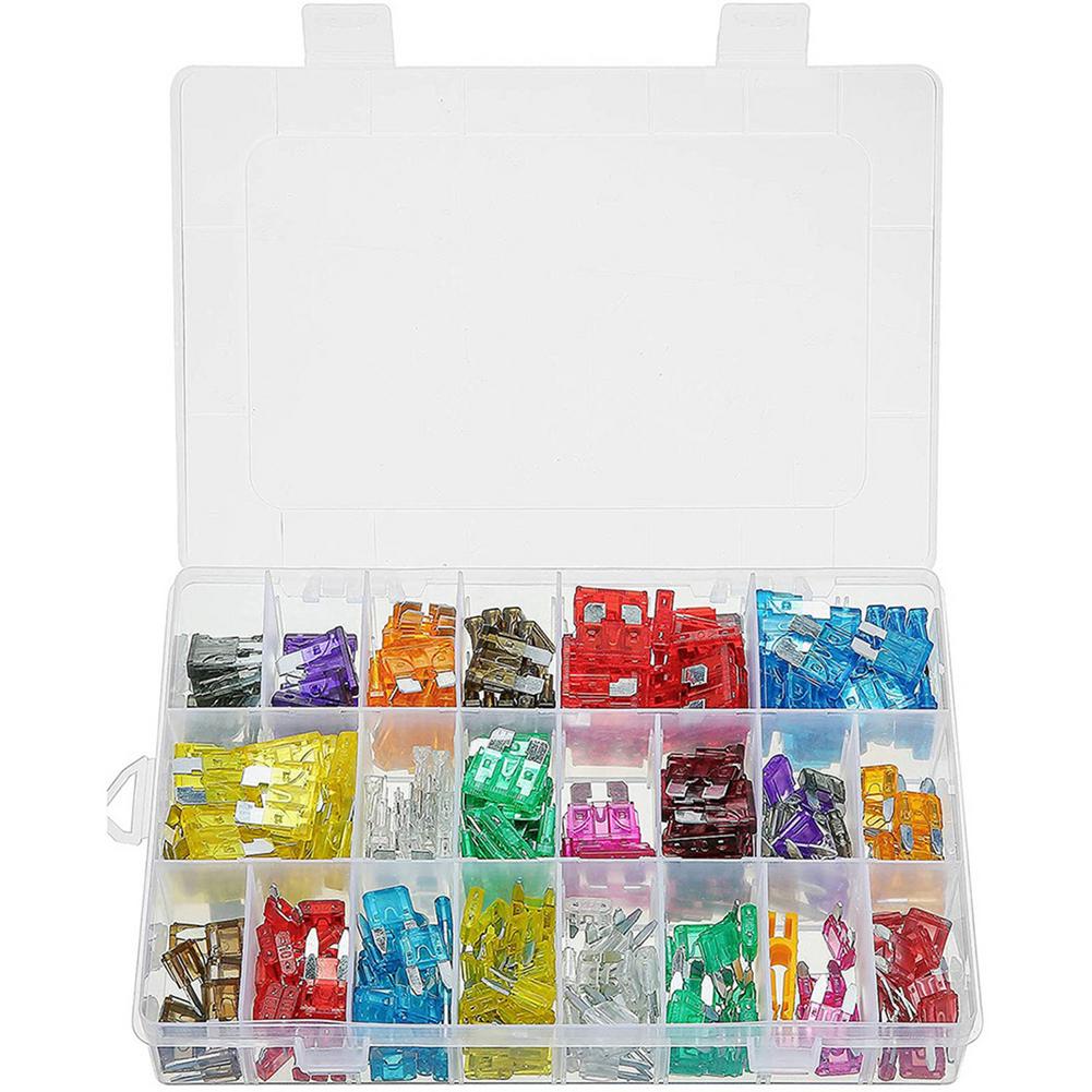 Autosicherungen-Sortiment, 306-teilig, Mini-Legierungssicherungen, Ersatzsicherungen für Auto und Boote, Multifunktions-Autosicherung für den Einsatz im Fahrzeug, 2 A, 3 A, 5 A, 7,5