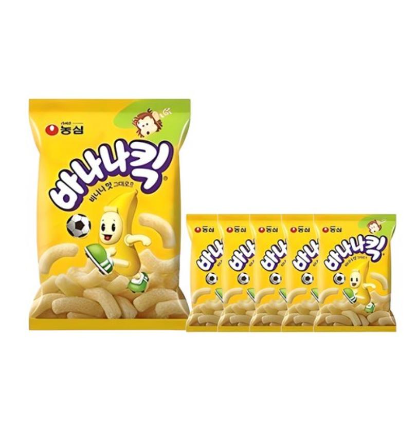 

Дженни пик / корейская еда / Nongshim Banana Kick 75 г / Melon Kick 60 г banana Kick x6