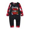 Prints Family Matching Long Sleeve Tops+Pants Set Family Matching Sets