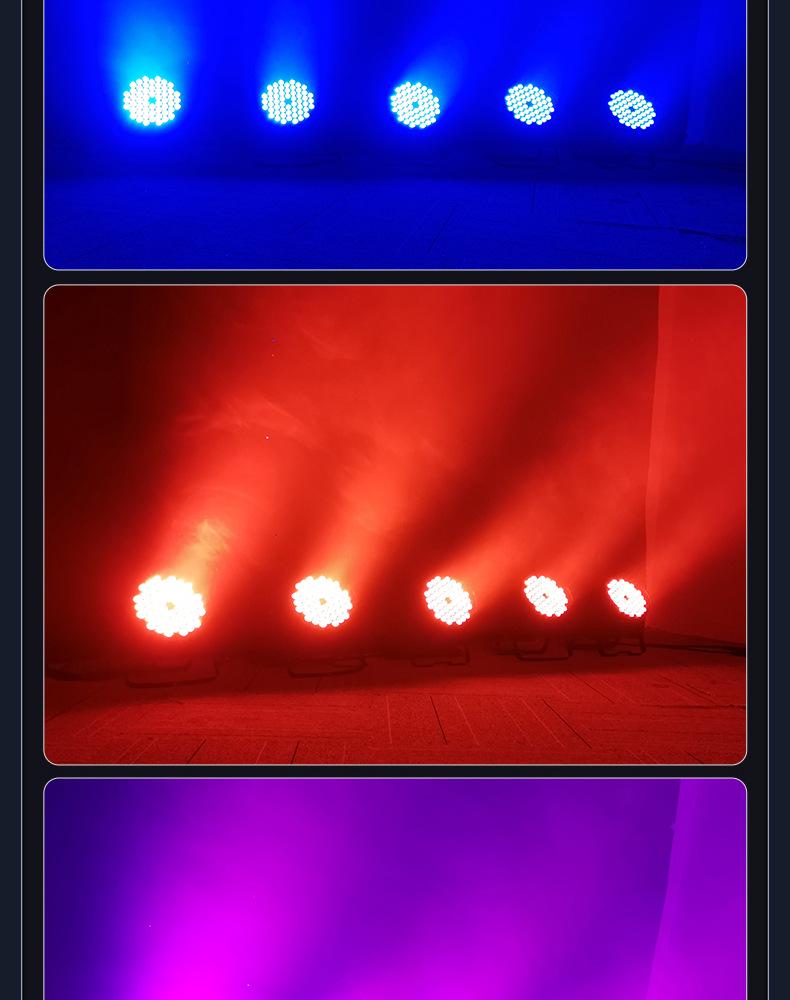 54 LED Full-Color PAR Stage Lights for Dance Studios & Atmosphere Spotlights
