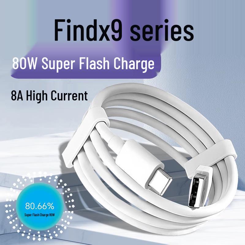 80W EU Charger for OPPO Find X9/X9 Pro - Super Flash & Fast Charging