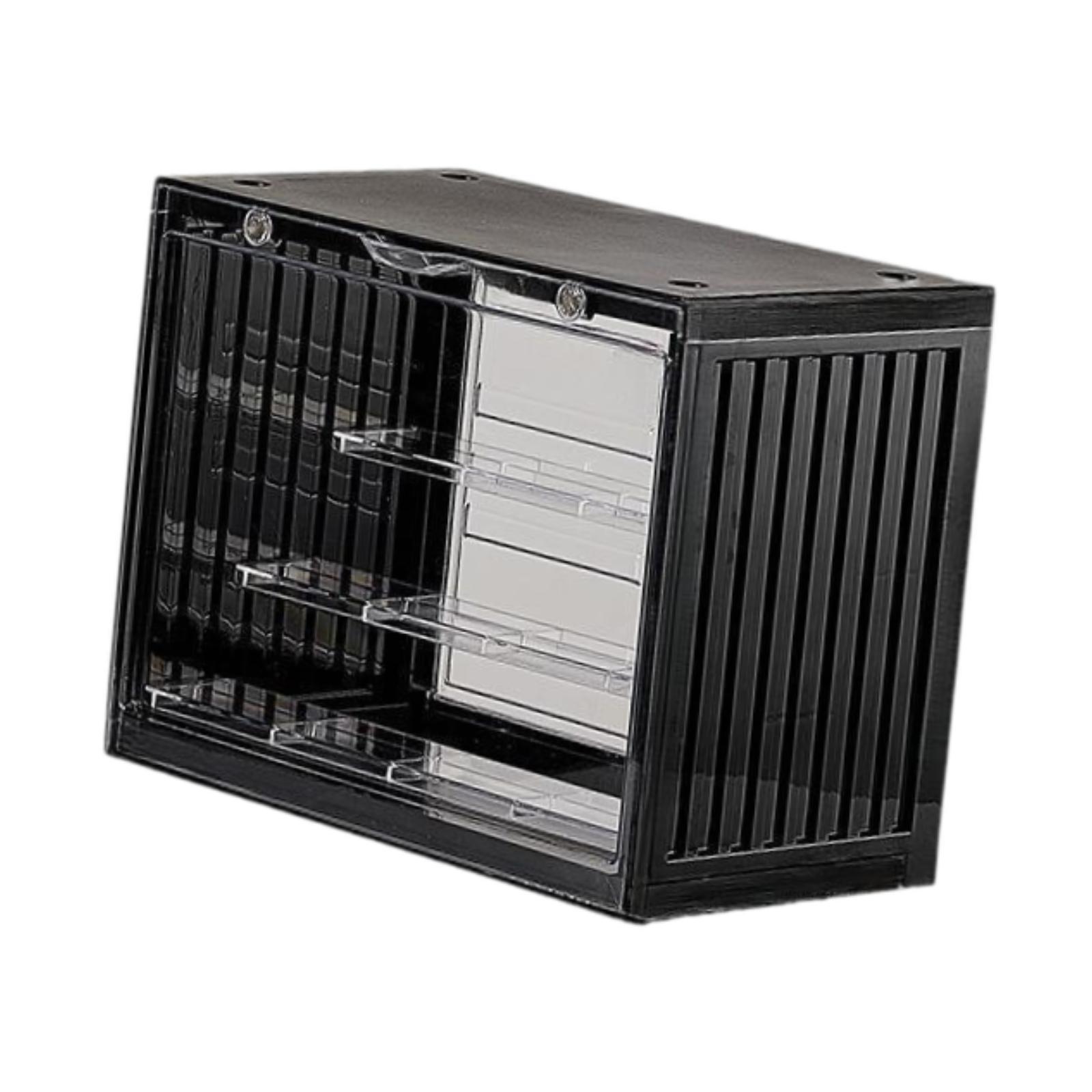 Miniature Display Case Collectibles Display Box Stackable Multipurpose Action Figure Display Case for Office Living Room Home