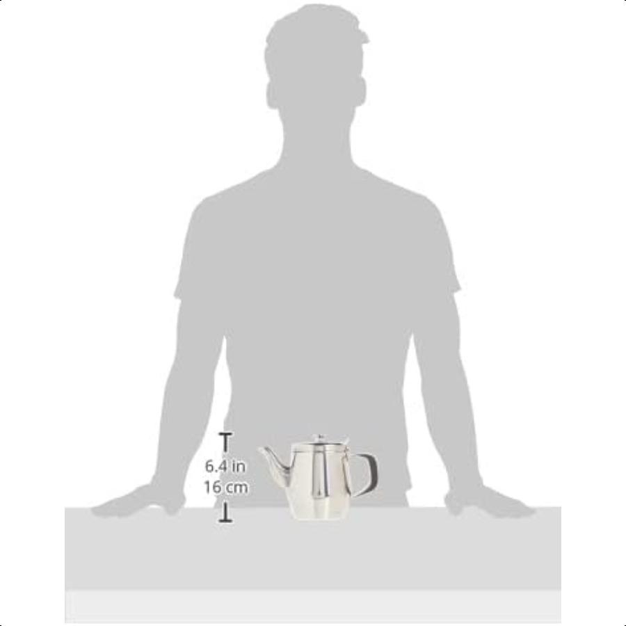 

Gooseneck Teapot 32Ounce Stainless Steel Medium United States