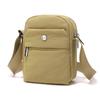 Lightweight Nylon Crossbody Bag with Front Flap Snap Closure Casual Mini Shoulder Purse for Daily Travel
