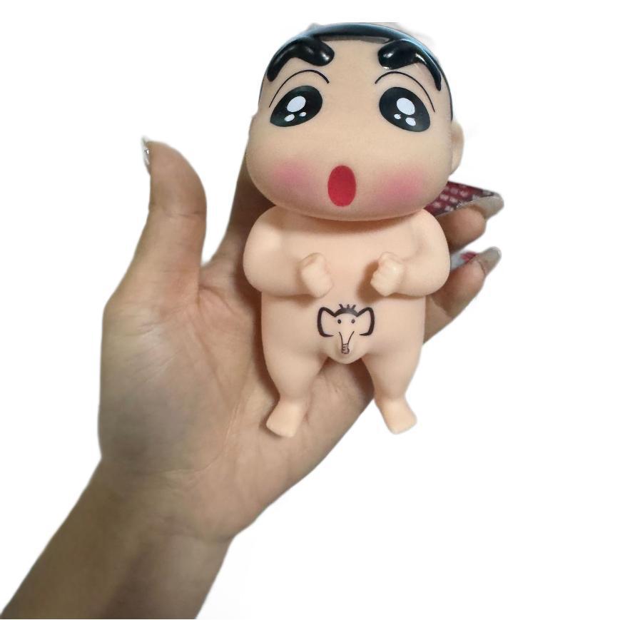 Creative Shin-chan Cartoon Car Pendant Ornament - Trendy Bathing Doll Toy & Gift