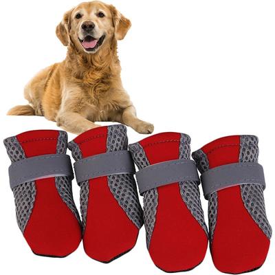 Protectors Mesh for Small Large Dogs Hot Pavement Pet Rain Boots Pet Supplies Dog Shoes Dog Boots