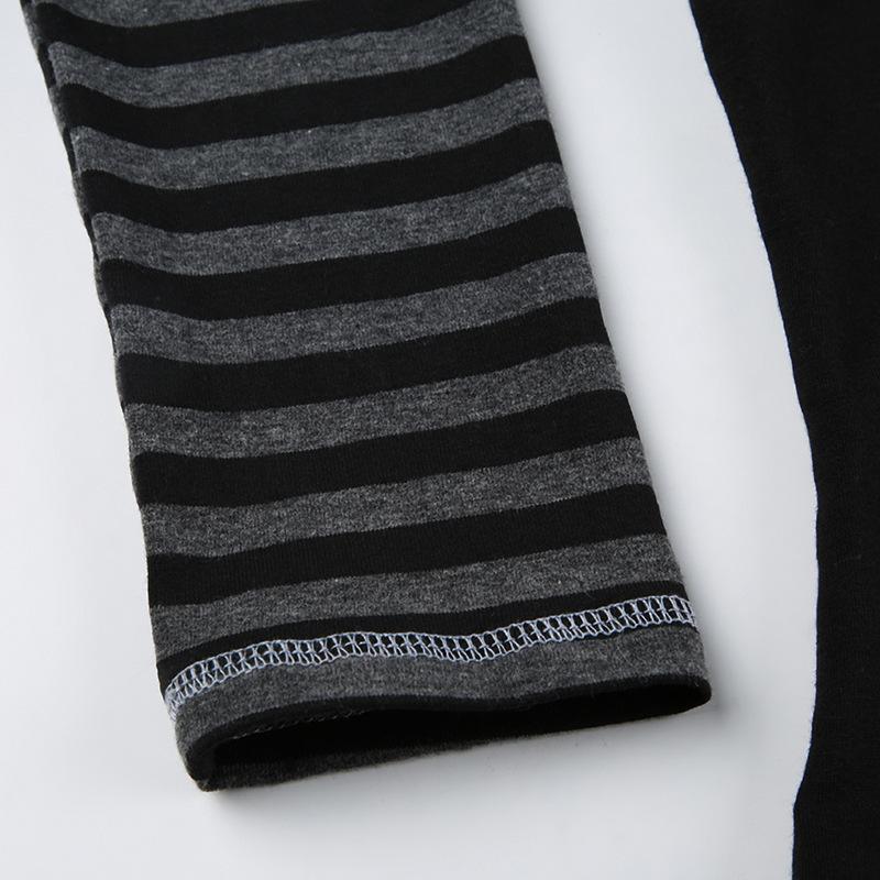 European and American hot girl Y2K letter printed round neck dark style slim fit top