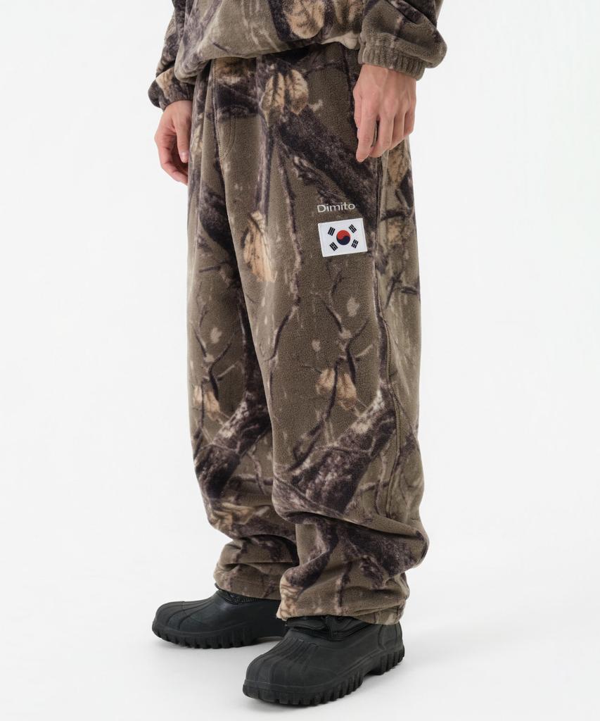 DIMITO Team Korea Replica 25 Fleece Pants Real Tree