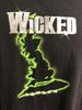Wicked The Broadway Musical London the Wizard of Oz Black Ladies Large T-shirt  Unisex T-Shirt