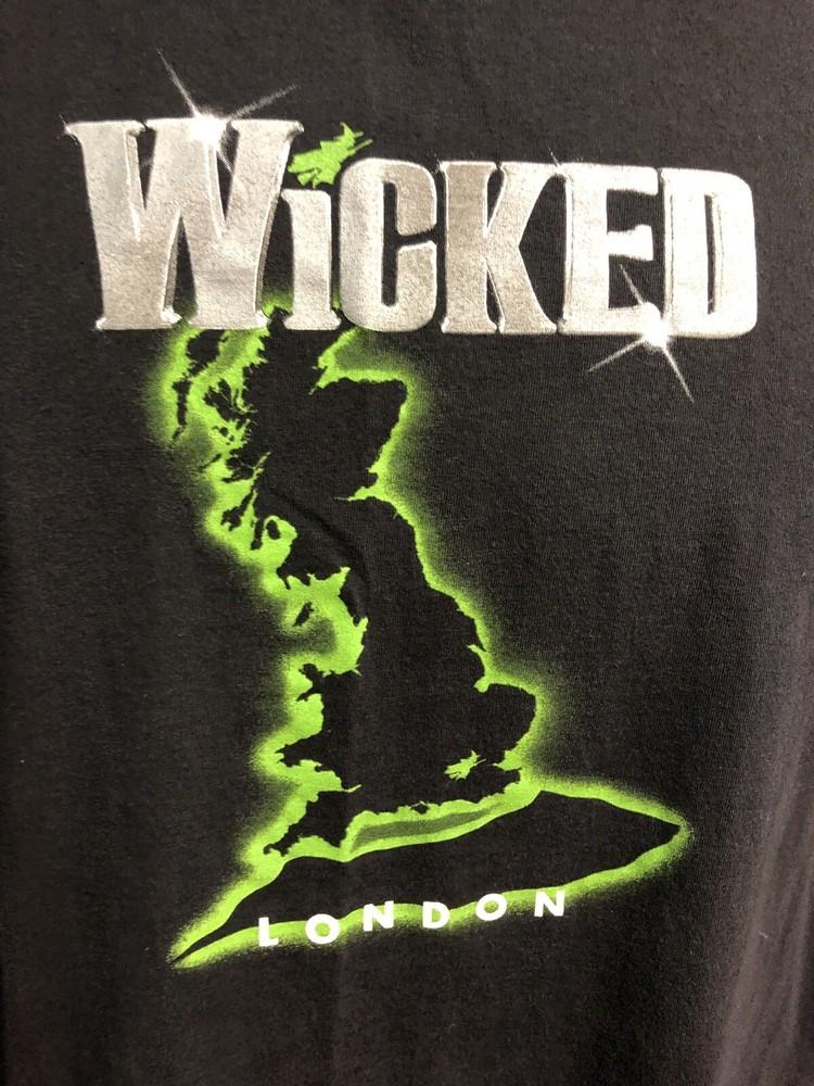 Wicked The Broadway Musical London the Wizard of Oz Black Ladies Large T-shirt  Unisex T-Shirt XXXL
