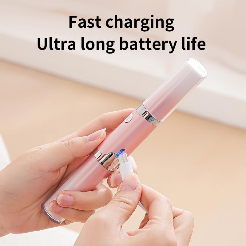 All-in-One Electric Heated Eyelash Curler & Eyeliner Makeup Tool