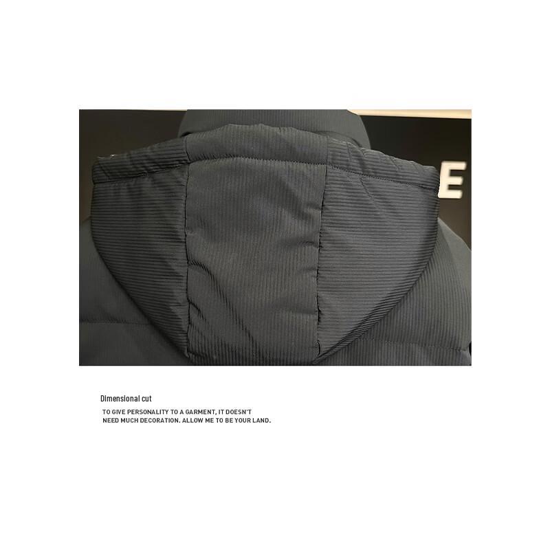 PLAYBOY Men's Hooded Padded Winter Jacket