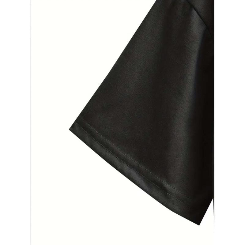 European sizes Soft Lightweight Black & White Skeleton heart print T-Shirt - Round Neck Short Sleeve Casual & party Wear