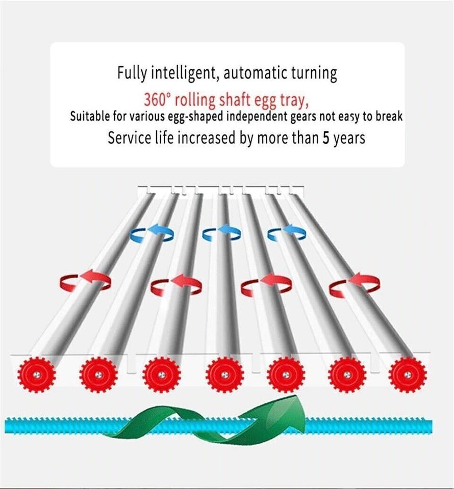 16/36 Egg Incubator Automatic Integrated Egg Candler, Temperature Control Egg Hatcher for Hatching Chicken Duck Quail Eggs