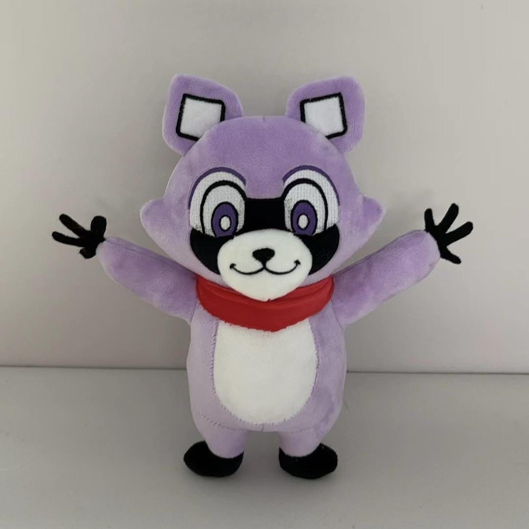 

New Indigo Park Rambly Rambly Peripheral Dolls Plush Toys Red Scarf Plush Bear Ordinary packaging