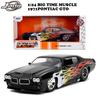 Jada TOYS 1/24 Scale 1971 Pontiac GTO Judge Diecast Car Miniature Model Car American Car Collectible Metal Model