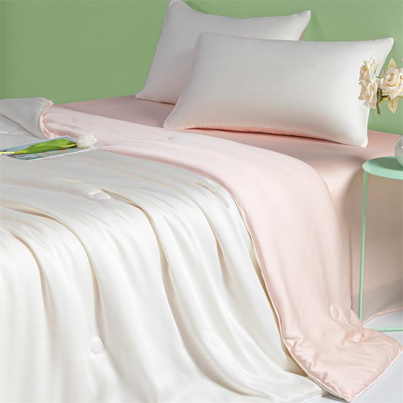 Summer Cooling Blankets Smooth Air Condition Comforter Lightweight Cold Quilt Twin King Size