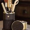 Ebony Solid Wood Six Gentlemen Tea Tool Set