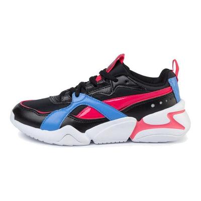 Nova 2 Shift Lace-Up Fabric Non-Slip Wear-Resistant Low-Top Running Shoes Women Sneaker Black Pink Blue 371063-01