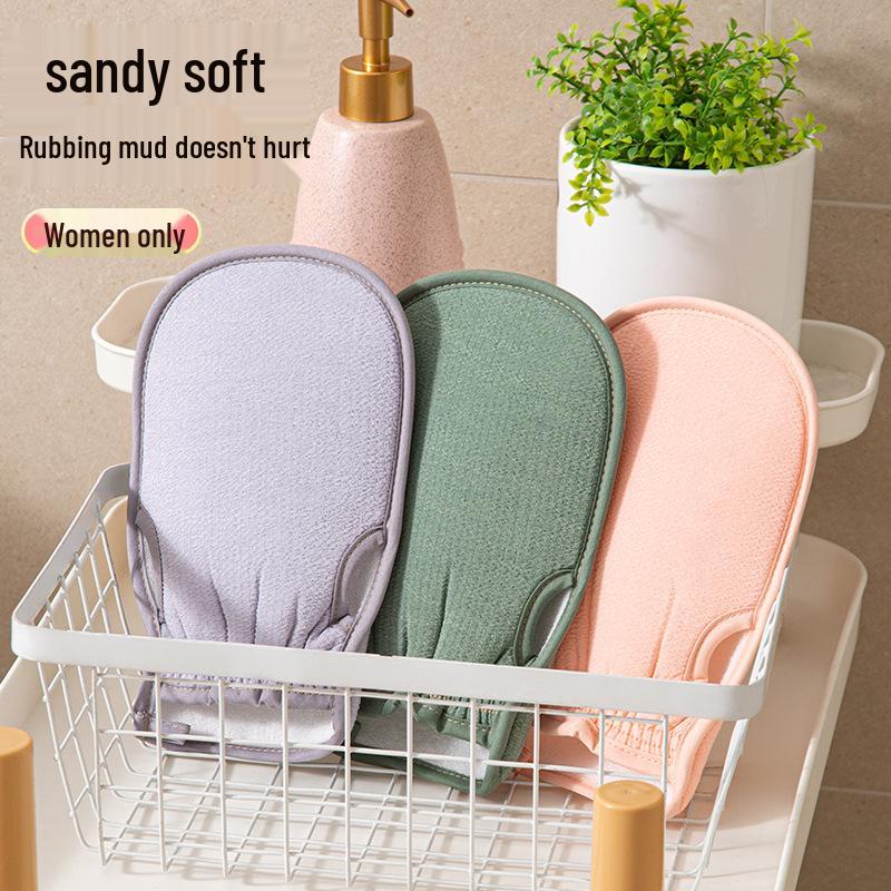 Exfoliating Bath Towel for Women - Gentle Yet Strong Fine Sand Texture for Smooth Skin