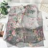 Green Grass Women Elegant Chiffon Georgette Bandana Scarf Summer Beach Sunscreen Thin Hijab