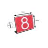 Mehrondo Table Number Plates (20 Pieces) - Numbers 1-20 | Size: 74x52mm | Made In Japan