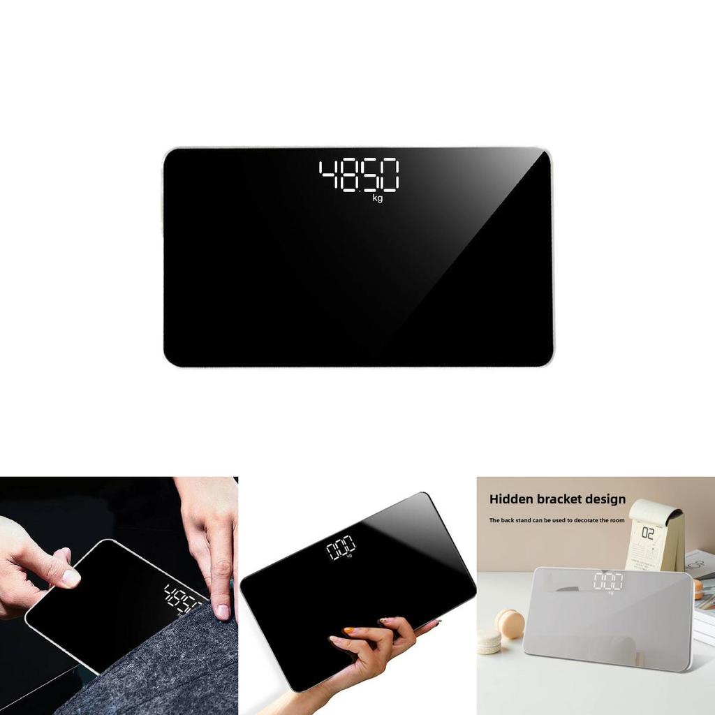Mirror Body Weight Scale Portable Electronic Bathroom Scale For Dormitory And Home Use
