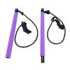 Pilates Bar Detachable Resistance Band Bar Fitness Stick Portable Home Gym Equipment