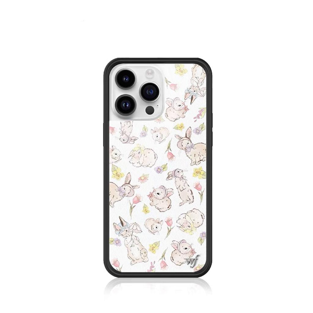 

Новий Wildflower WF Вишневий Ведмедик Чохол для Телефону для iPhone 12 13 14 15 16 17 Pro Max Plus Мавпа INS Мультяшний Чохол Кролик 16 Pro Funda for iPhone 15 plus