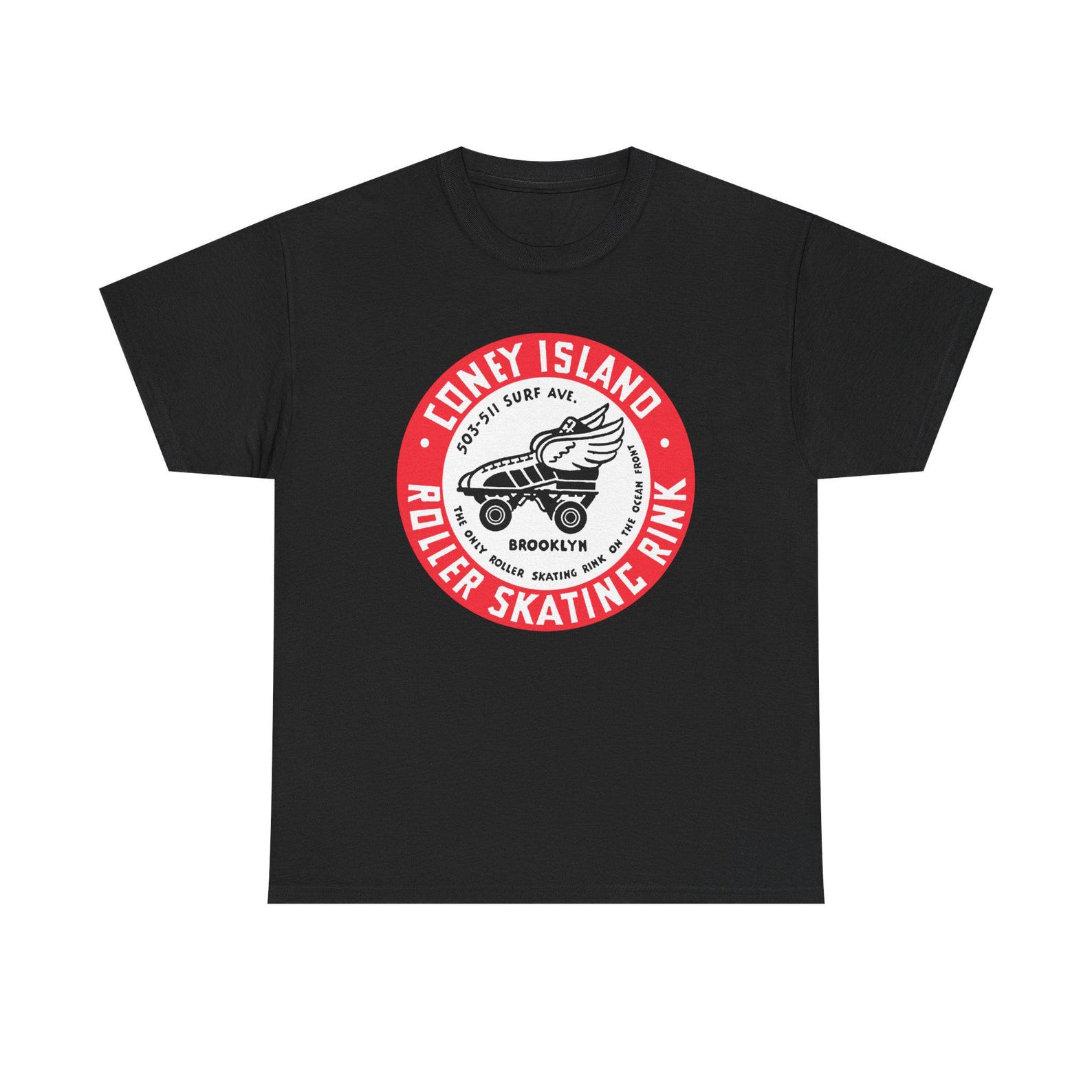 Coney Island Roller Skating Rink Logo T-Shirt S
