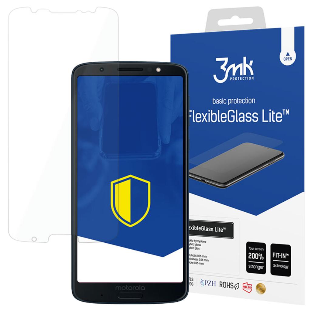 Motorola Moto G6 Plus - 3Mk Flexibleglass Lite