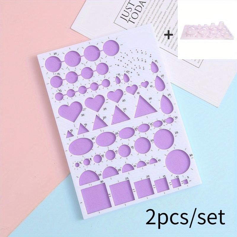2pcs/set Paper Quilling Tools Making Templates Paper Quilling Tool Set Paper Rolling Tools Paper Quilling Templates
