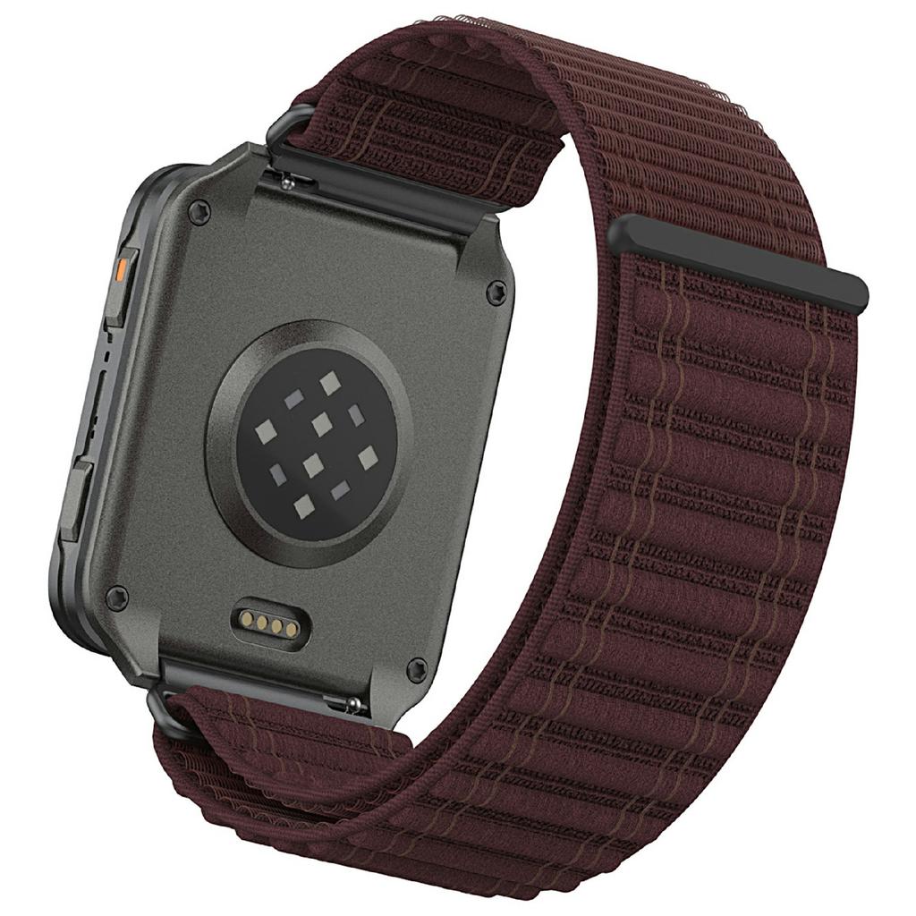 Bracelet en Nylon Design Ondulé pour Garmin Venu X1 Libération Rapide Respirant Bracelet de Montre Connectée